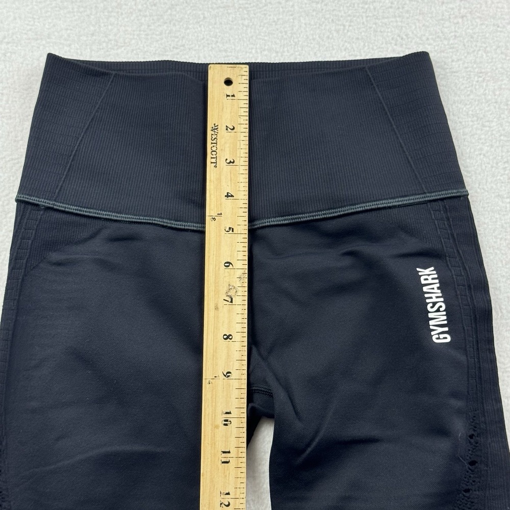 GYMSHARK Women's S - Black Leggings Athleisure Yoga Pants - Picture 7 of 8